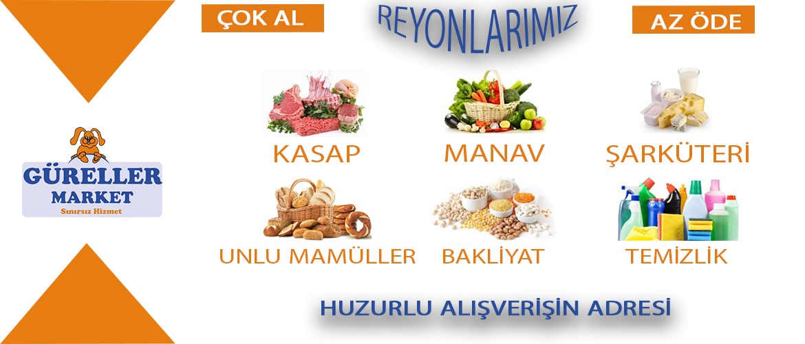 Güreller Market Reyonlari